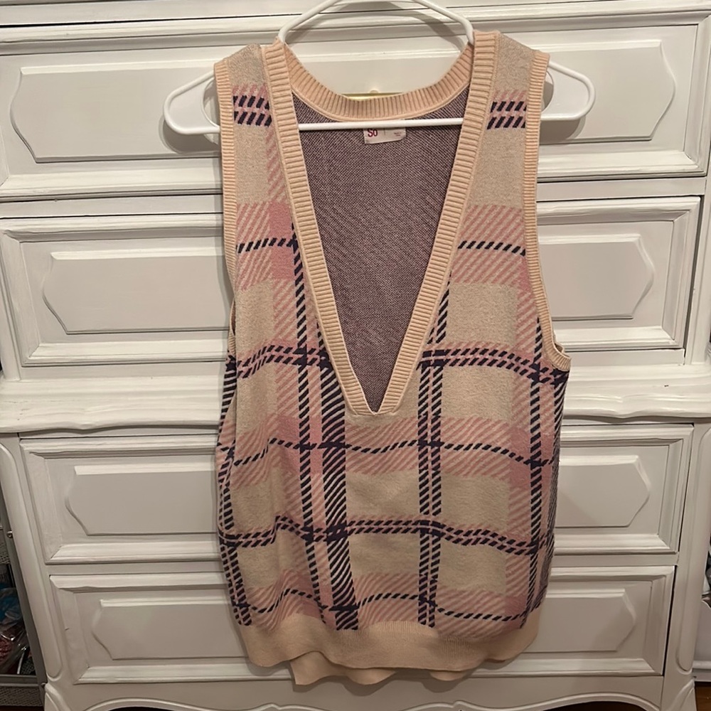 Sweat vest that can be a cute dress